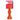 KONG SqueakStix Wigglerz Dog Toy Orange LG (2 pack)