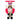 KONG Wiggi Cow Dog Toy 1ea/SM