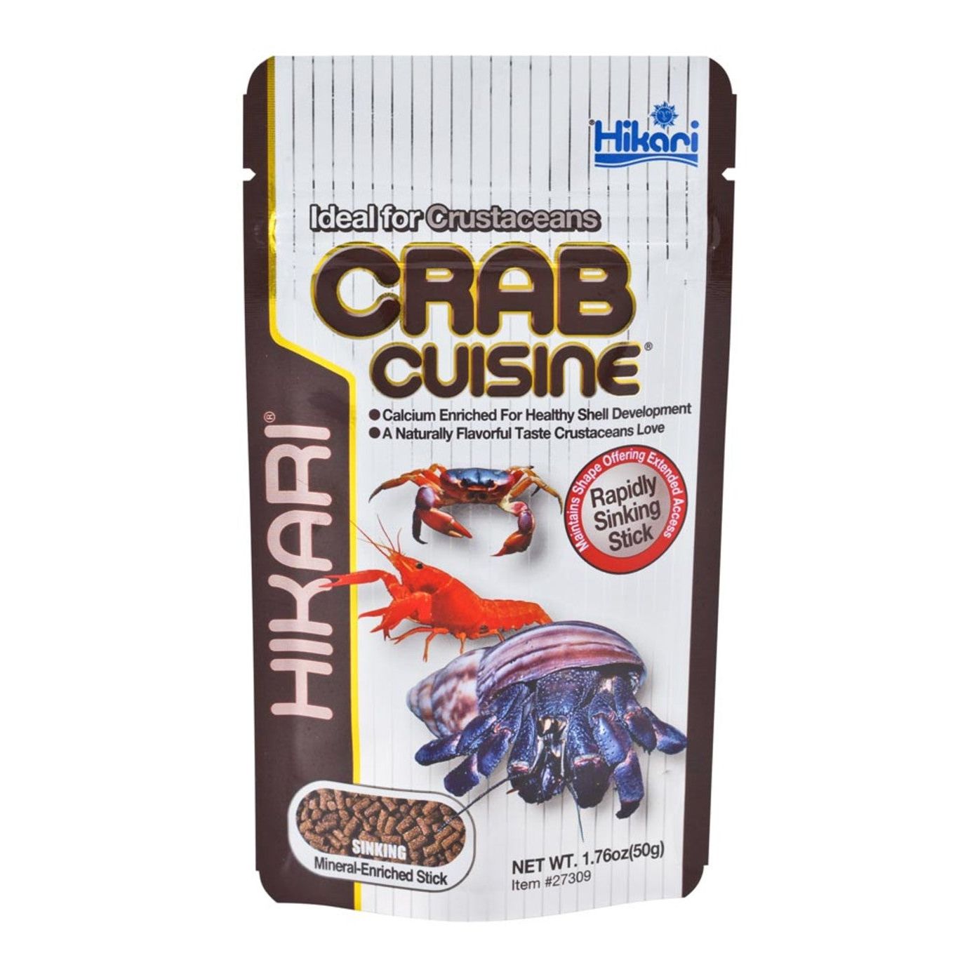 Hikari USA Crab Cuisine Sinking Hard Stick 1ea/1.76 oz