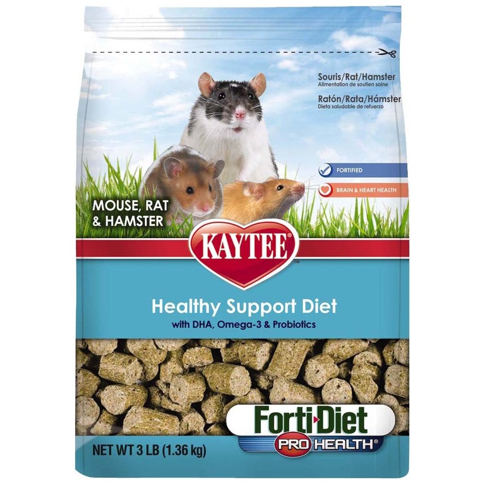 Kaytee Pro Health Mouse, Rat, and Hamster Food 1ea/3 lb