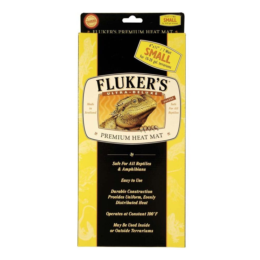 Fluker's Ultra-Deluxe Premium Heat Mat for Reptiles 1ea/6In X 11 in, SM