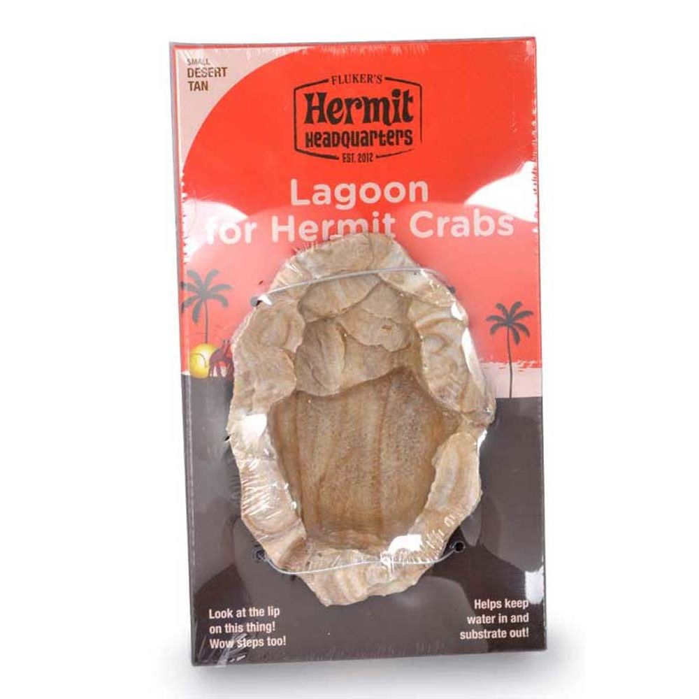 Fluker's Hermit Crab Lagoon Desert Tan 1ea/6In X 4 in, SM