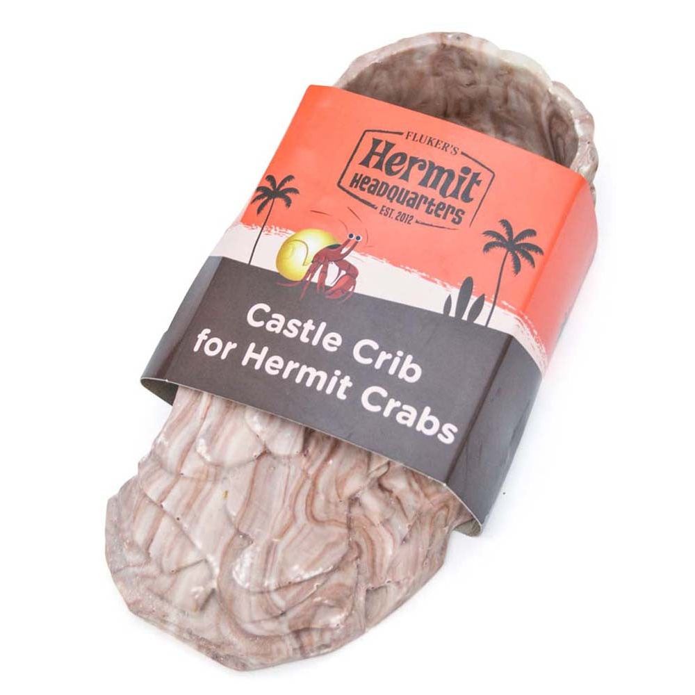 Fluker's Hermit Crab Castle Crib Multi-Color 1ea/One Size