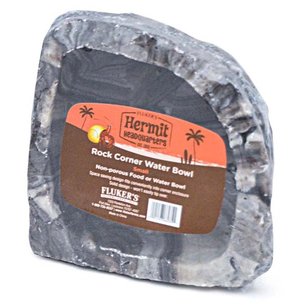 Fluker's Hermit Crab Rock Corner Water Bowl Assorted 1ea/4 in, SM