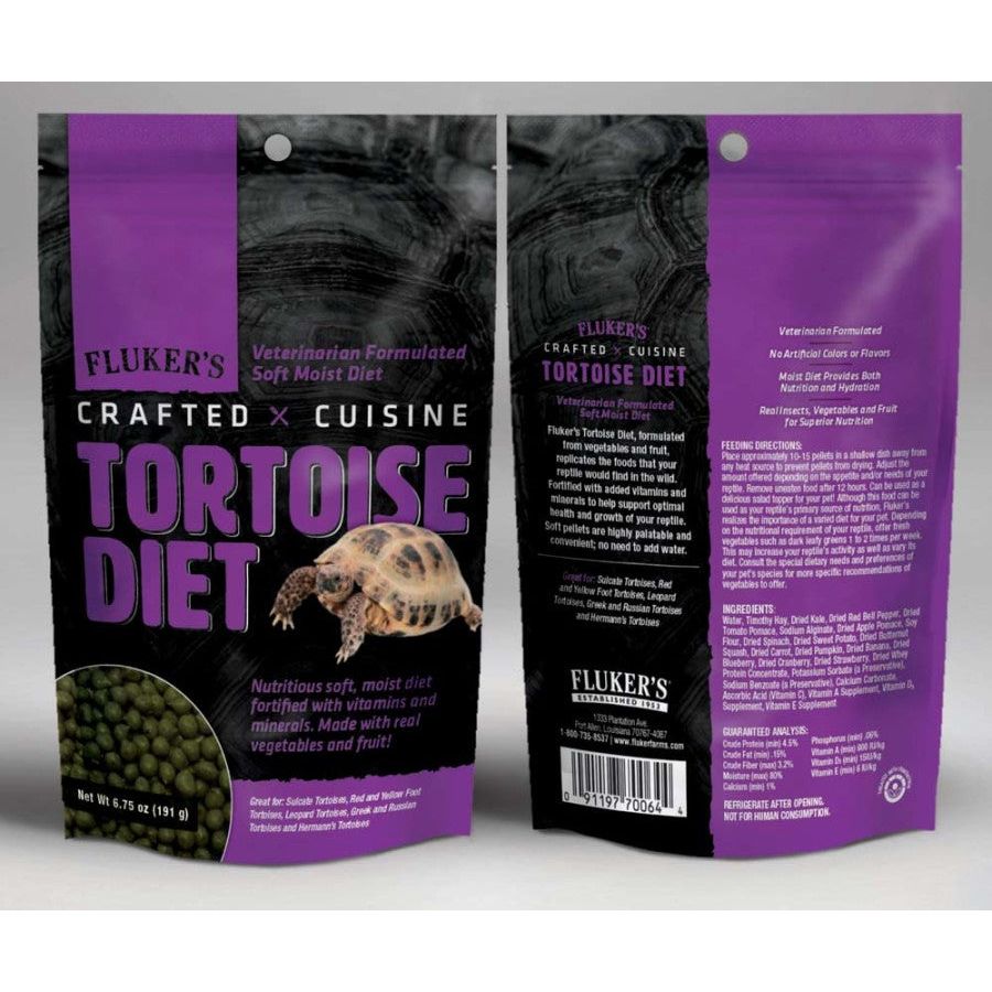 Fluker's Crafted Cuisine Tortoise Diet Dry Food 1ea/6.75 oz