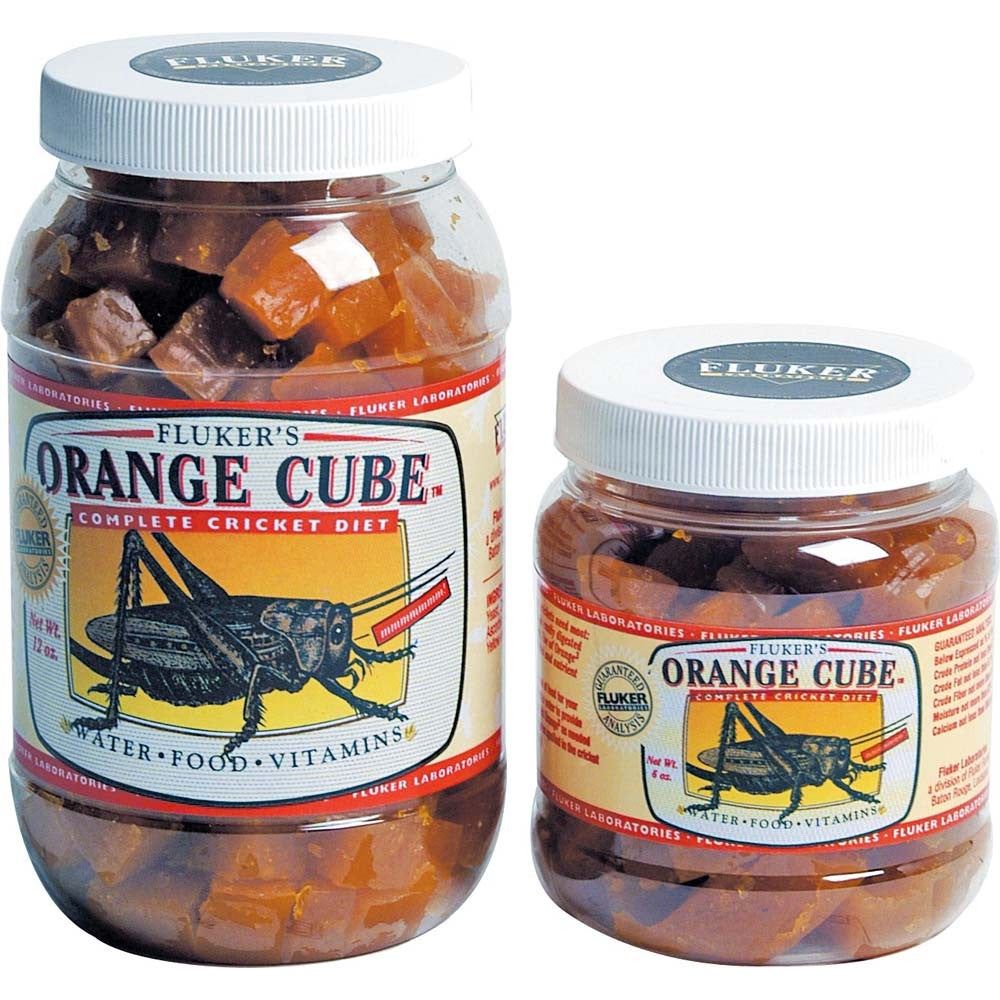 Fluker's Orange Cube Complete Cricket Diet 1ea/12 oz