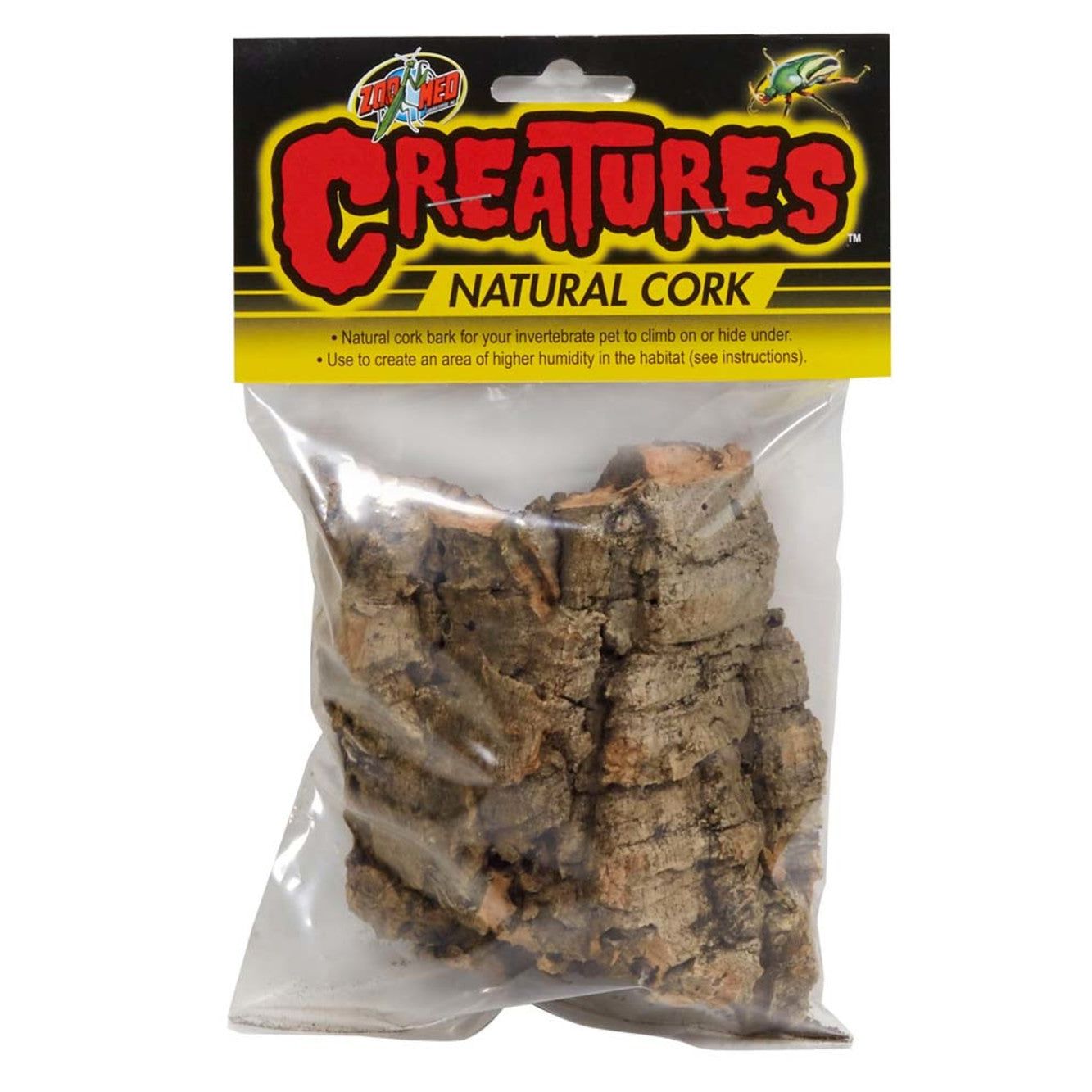 Zoo Med Creatures Natural Cork Brown 1ea
