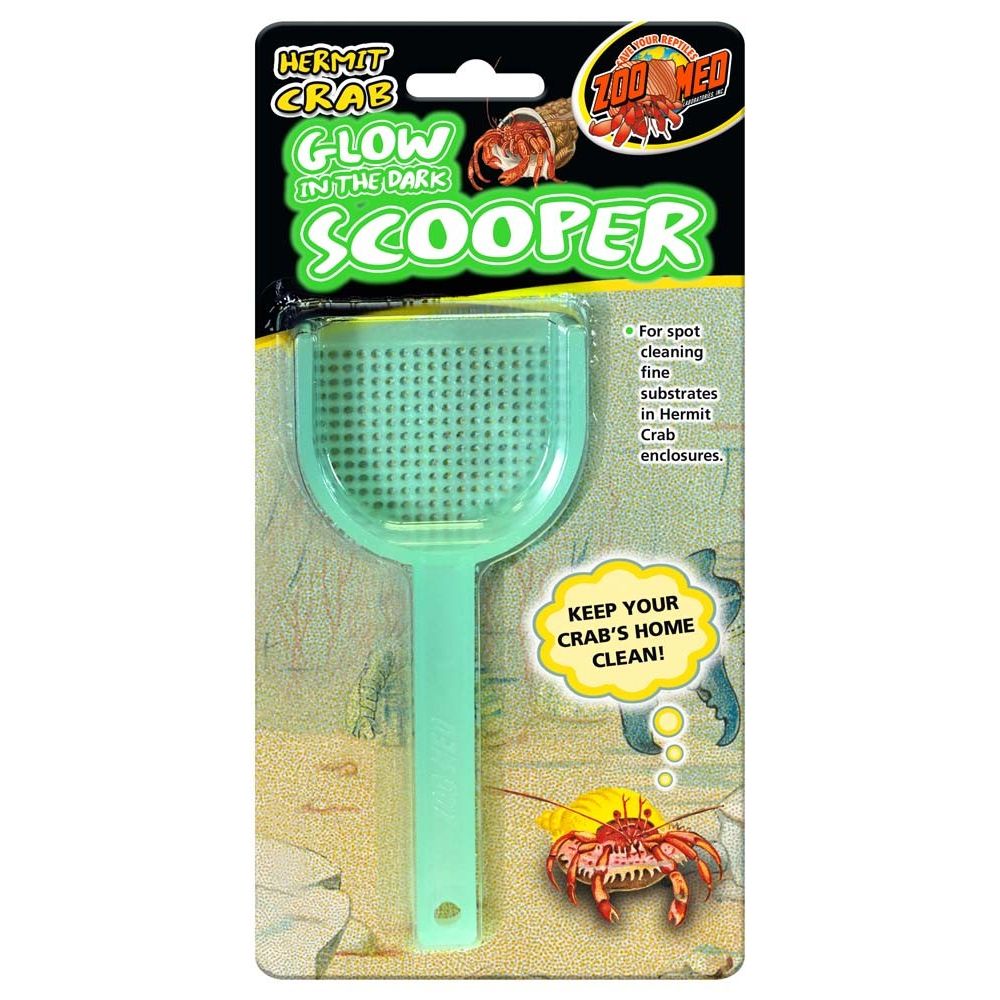 Zoo Med Hermit Crab Scooper Glow in the Dark 1ea