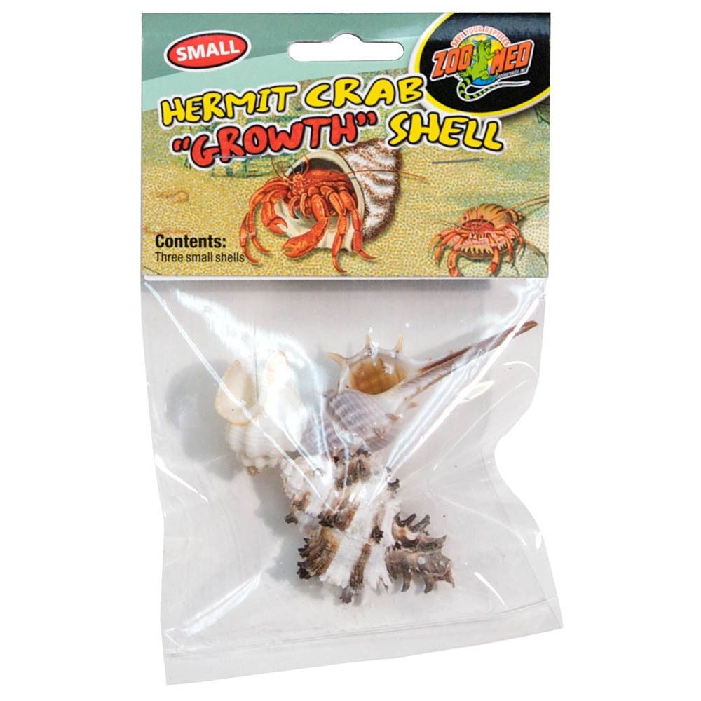 Zoo Med Hermit Crab Growth Shell Assorted 1ea/SM, 3 pk
