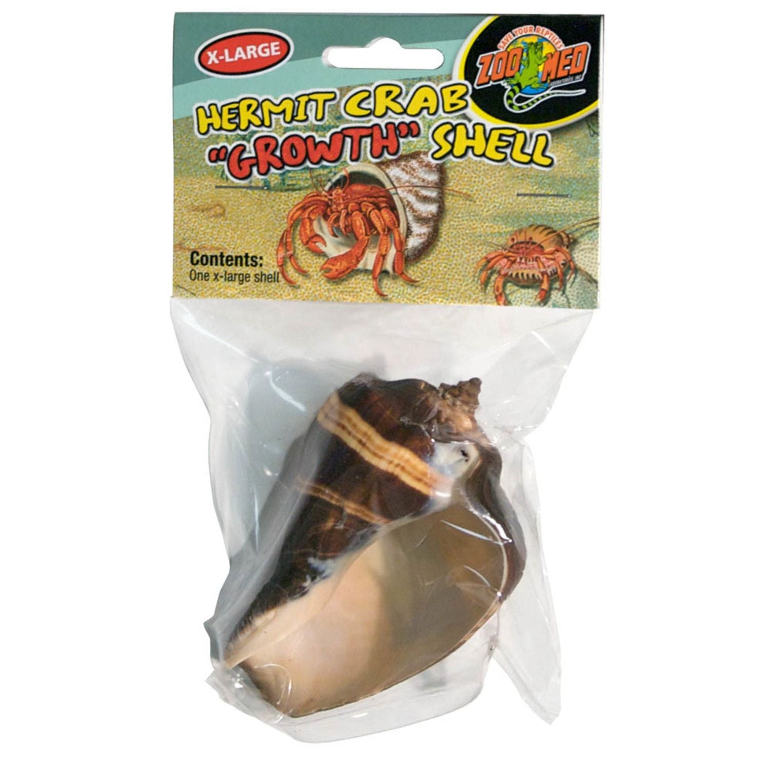 Zoo Med Hermit Crab Growth Shell Assorted 1ea/XL, 1 pk