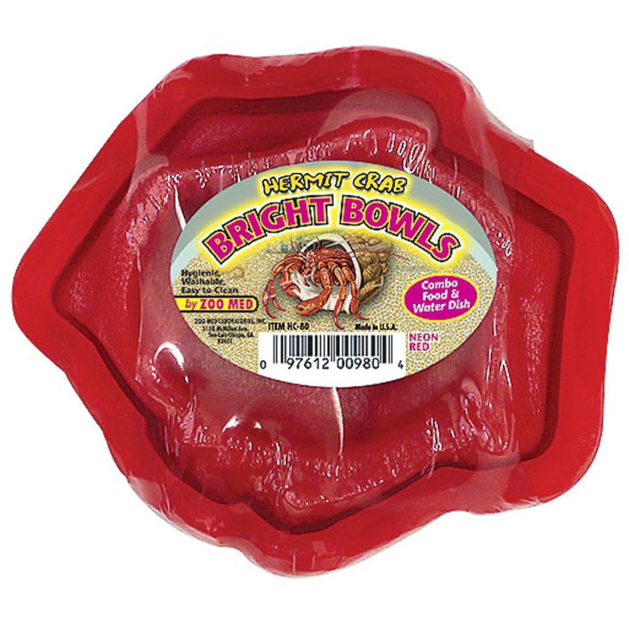 Zoo Med Hermit Crab Bright Bowl Neon Red 1ea