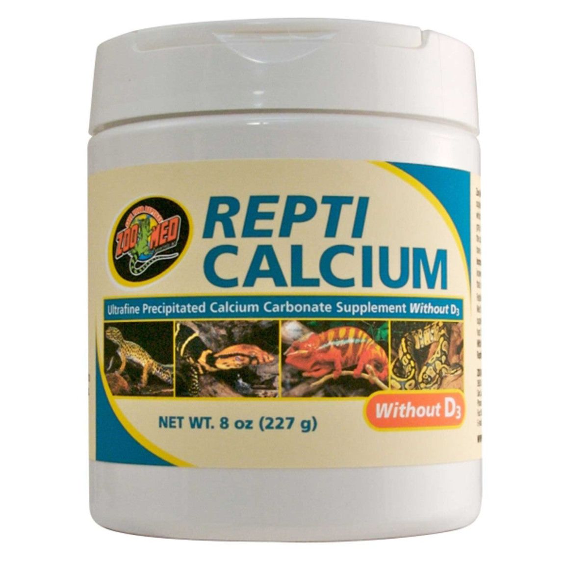 Zoo Med Repti Calcium without Vitamin D3 Reptile Supplement 1ea/8 oz