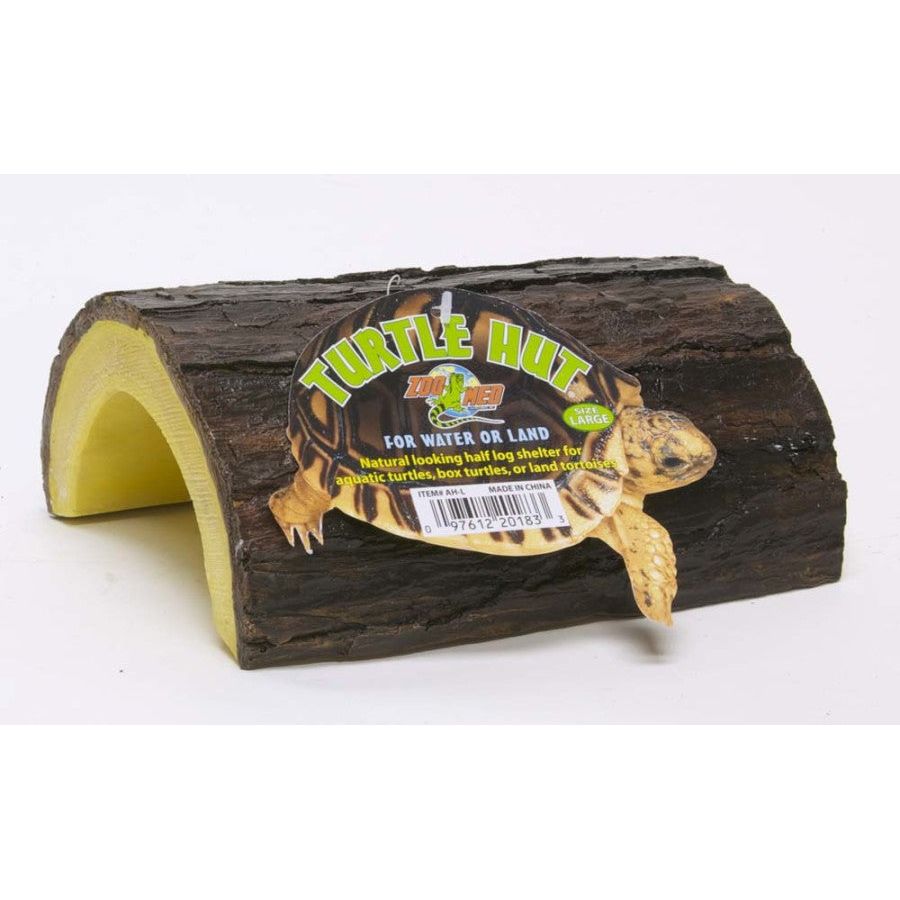 Zoo Med Turtle Hut Brown/Yellow 1ea/LG