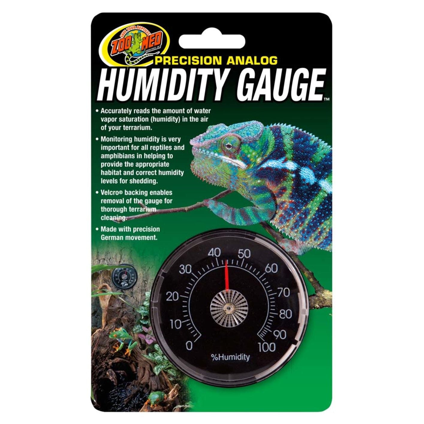 Zoo Med Precision Analog Humidity Gauge 1ea