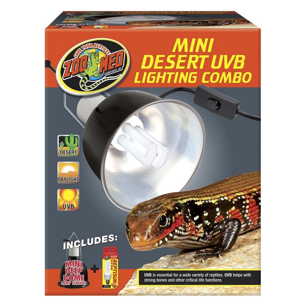 Zoo Med Mini Desert UVB Lighting Combo 1ea