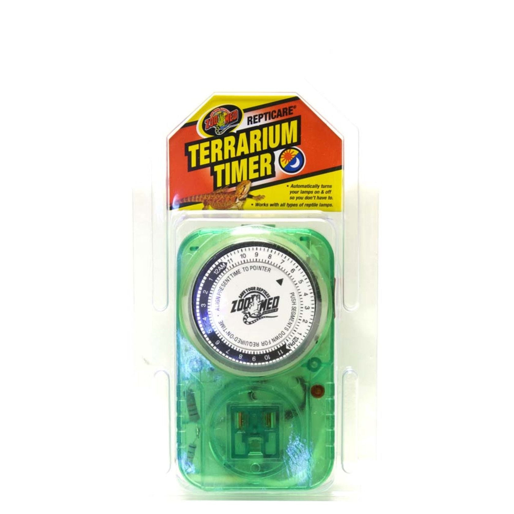 Zoo Med ReptiCare Terrarium Timer Green 1ea