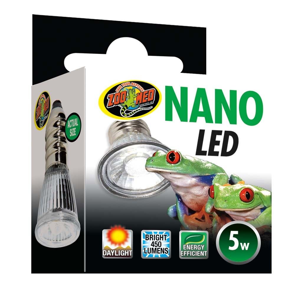 Zoo Med Nano LED Daylight Lamp Silver 1ea