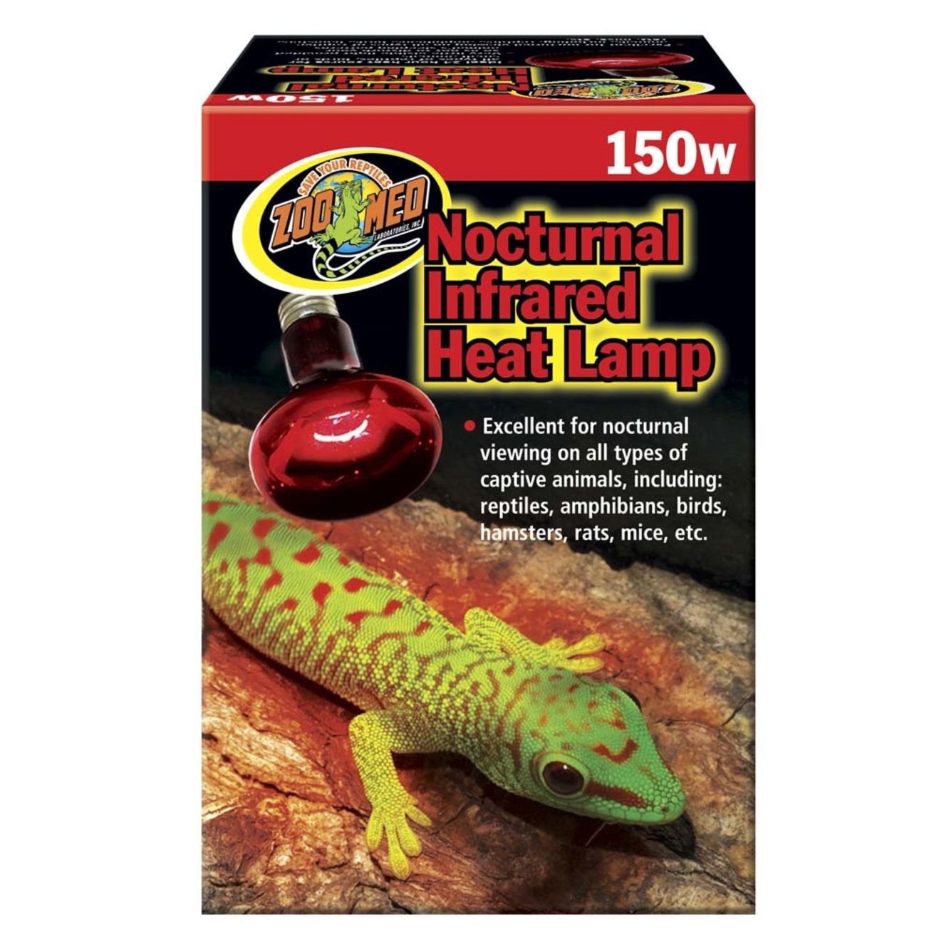 Zoo Med Nocturnal Infrared Heat Lamp 1ea/250 W