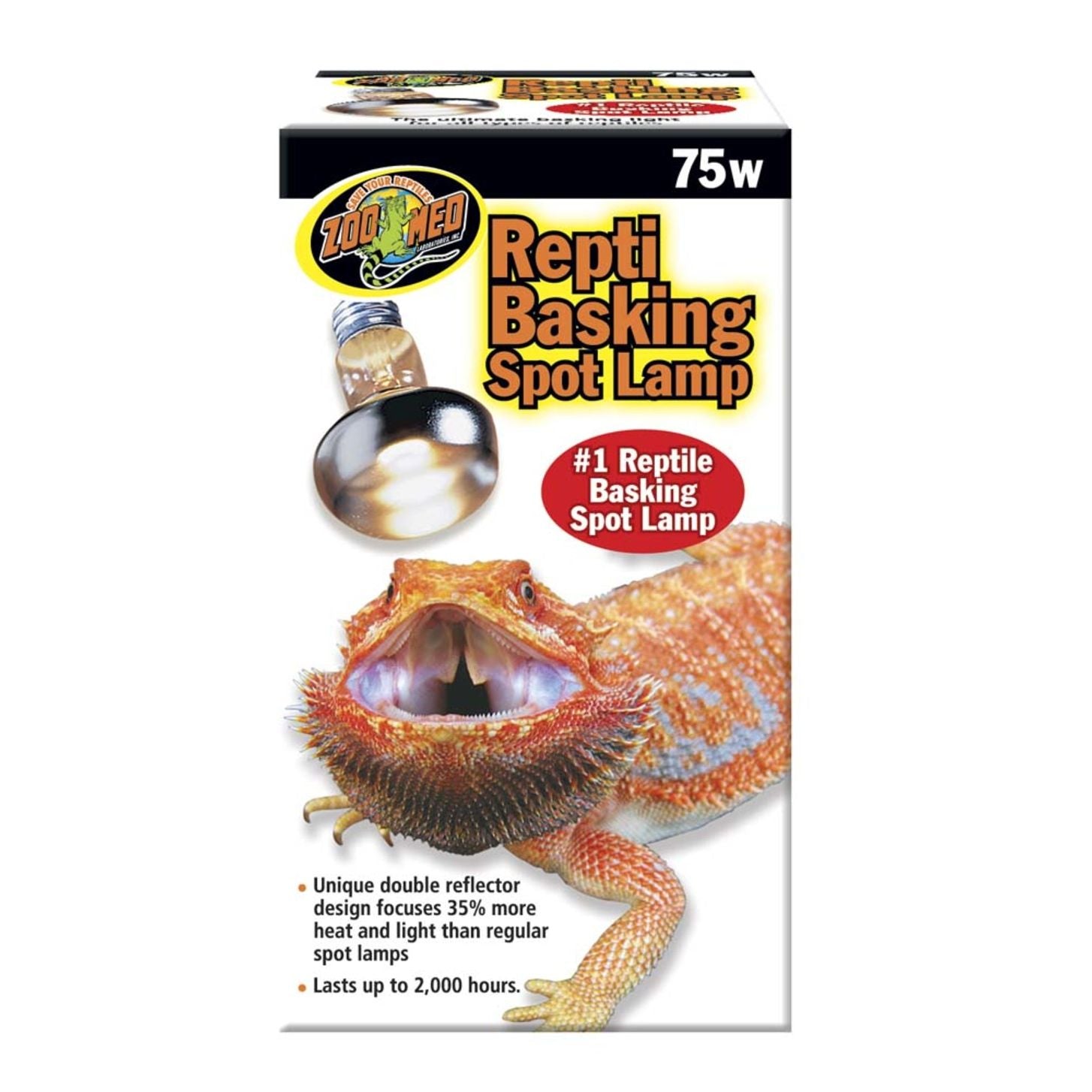 Zoo Med Repti Basking Spot Lamp 1ea/75 W