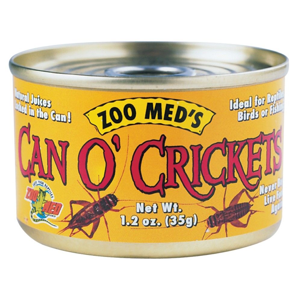 Zoo Med Can O' Adult Crickets Reptile Wet Food 1ea/1.2 oz
