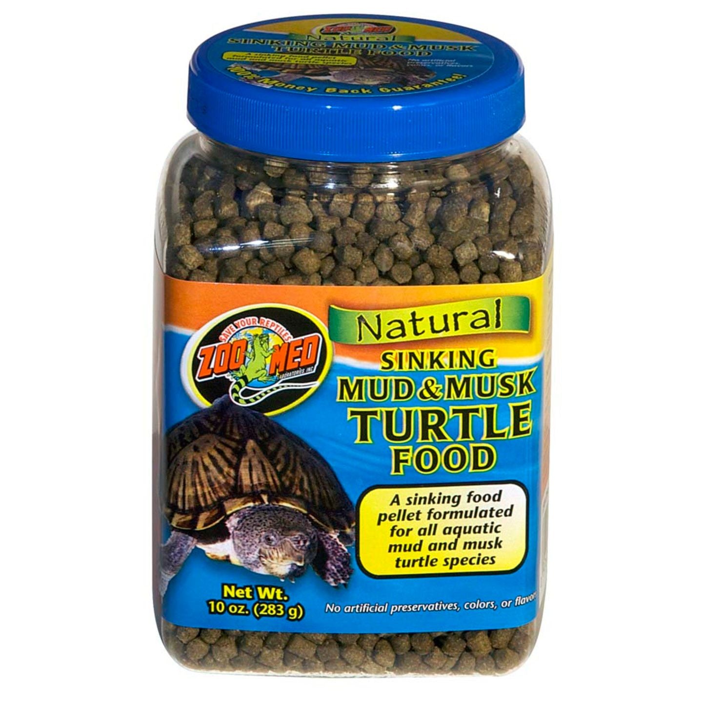 Zoo Med Natural Sinking Mud & Musk Turtle Dry Food 1ea/10 oz