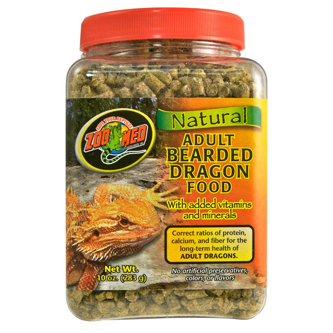 Zoo Med Natural Adult Bearded Dragon Dry Food 1ea/10 oz