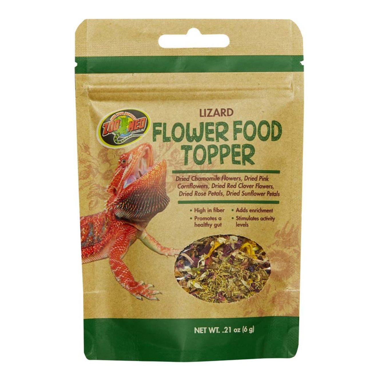 Zoo Med Lizard Flower Food Topper 1ea/0.21 oz