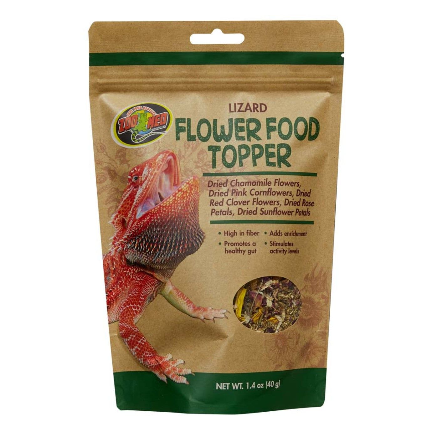 Zoo Med Lizard Flower Food Topper 1ea/1.4 oz
