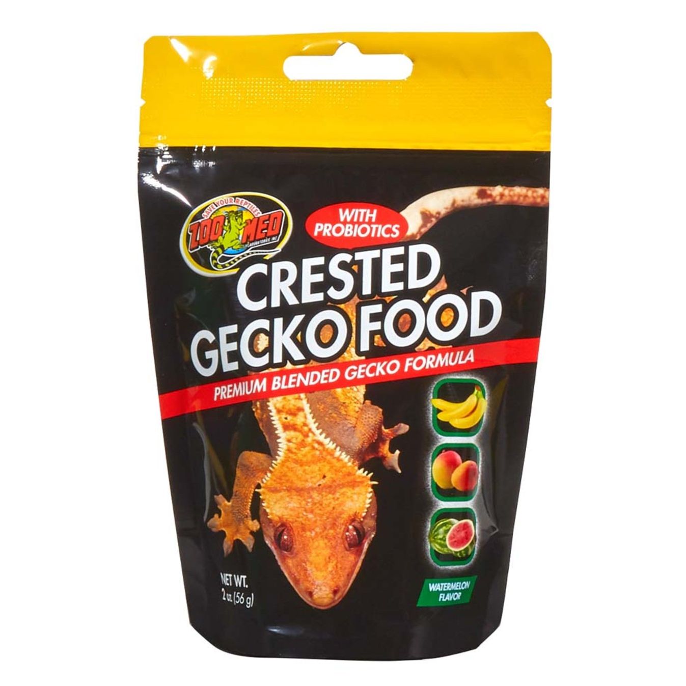 Zoo Med Crested Gecko Food Premium Blended Watermelon Dry Food 1ea/2 oz