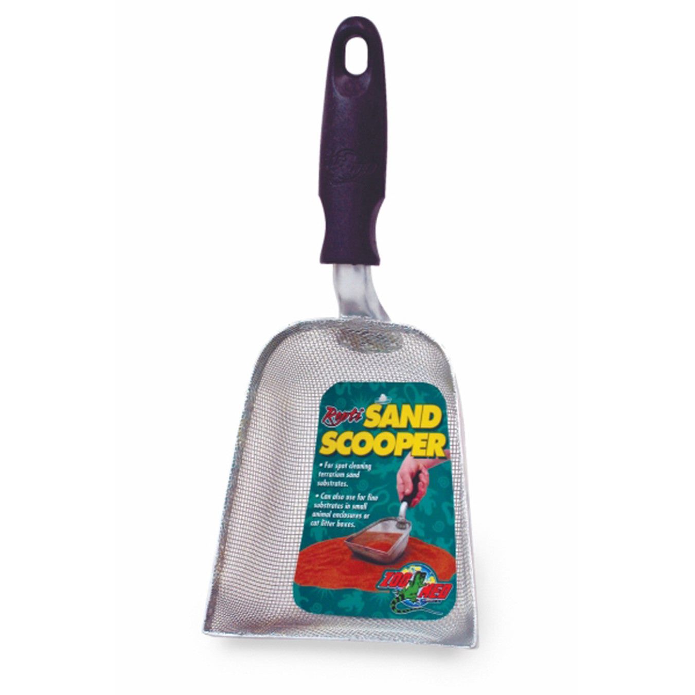 Zoo Med Repti Sand Scooper Black, Silver 1ea
