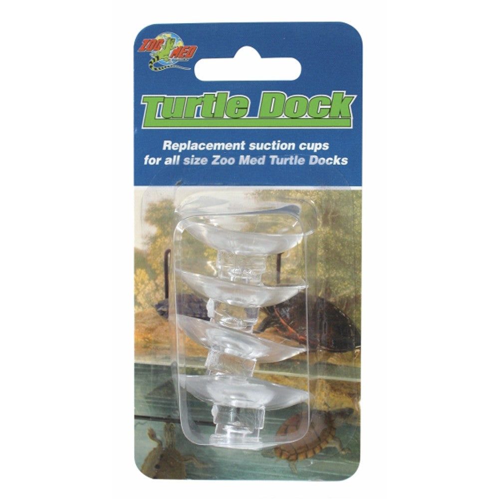 Zoo Med Turtle Dock Suction Cups Clear 1ea/4 ct