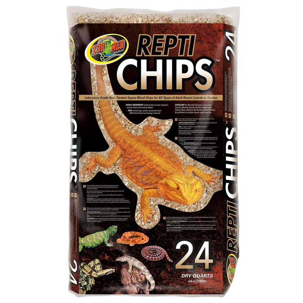 Zoo Med Repti Chips Substrate Brown 1ea/24 qt