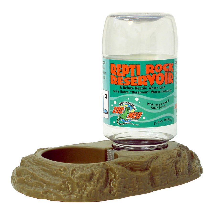 Zoo Med Repti Rock Reservoir Green, Clear 1ea/22 oz