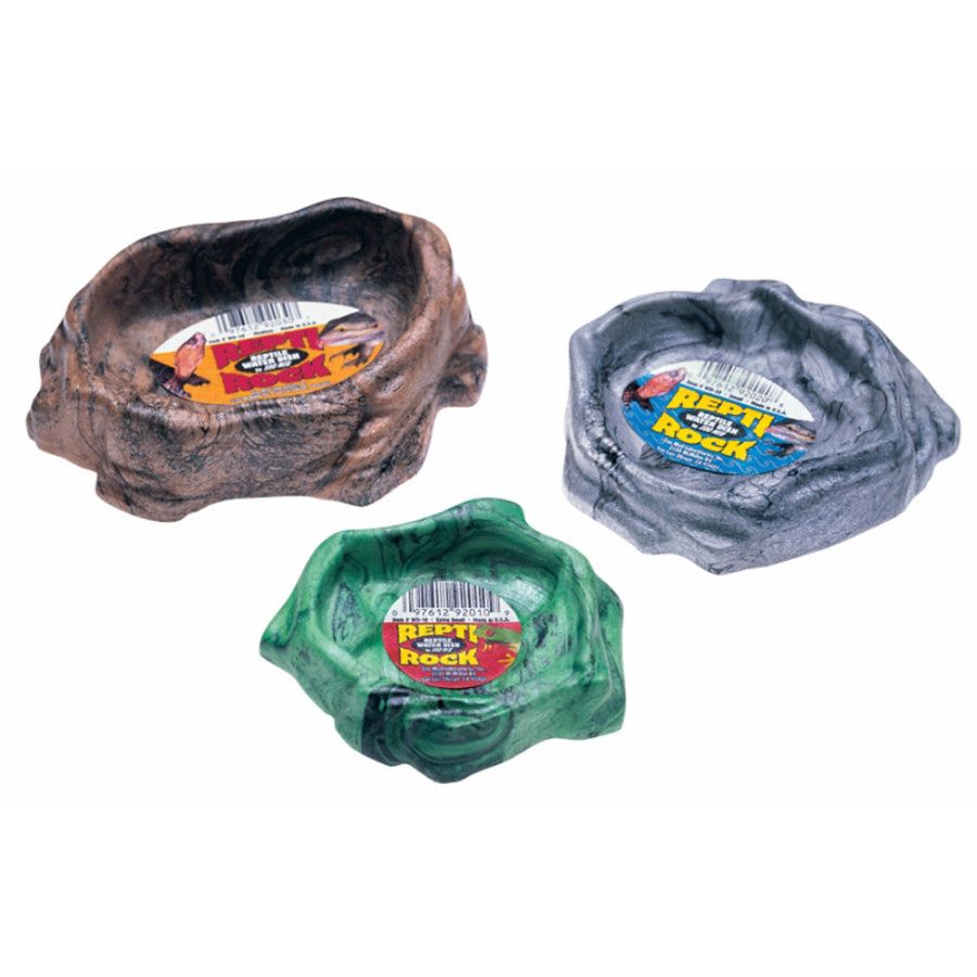Zoo Med Repti Rock Water Dish Assorted 1ea/XS