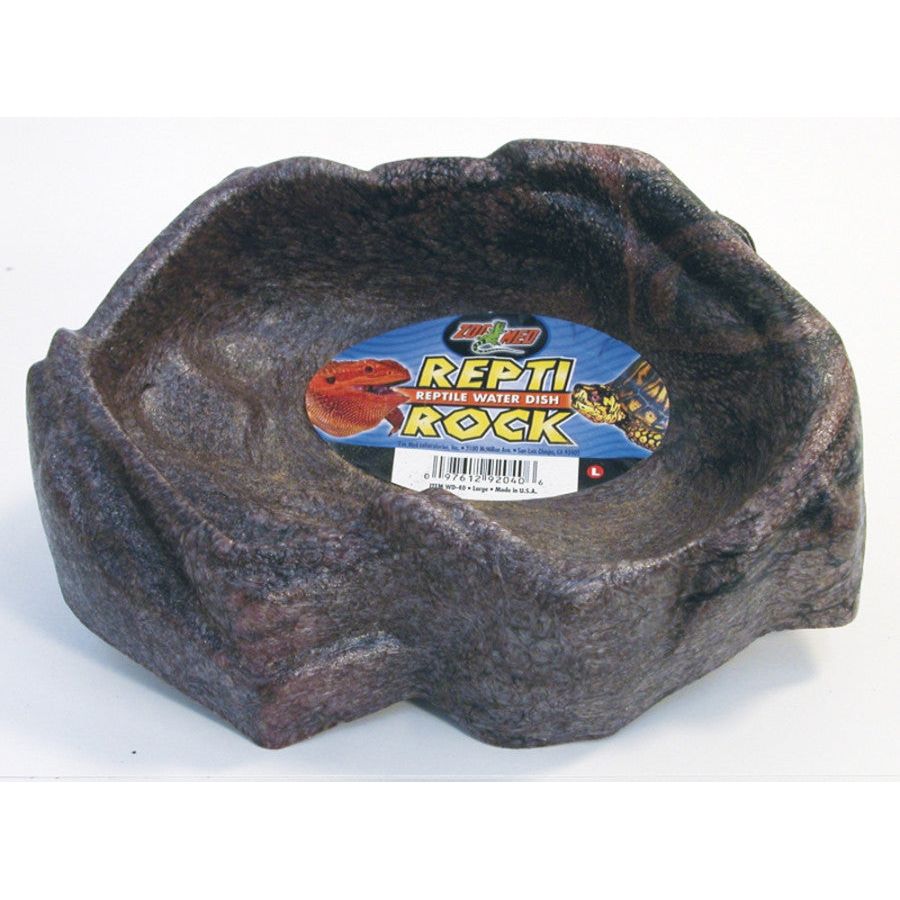 Zoo Med Repti Rock Water Dish Assorted 1ea/LG