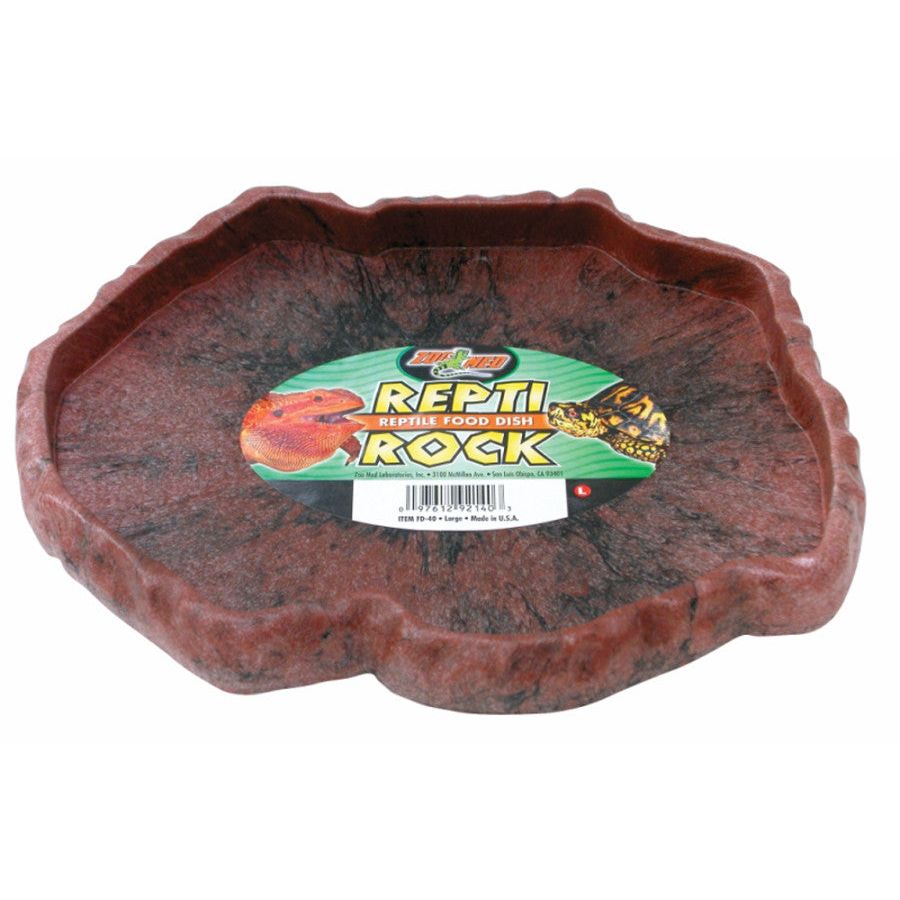 Zoo Med Repti Rock Food Dish Assorted 1ea/LG