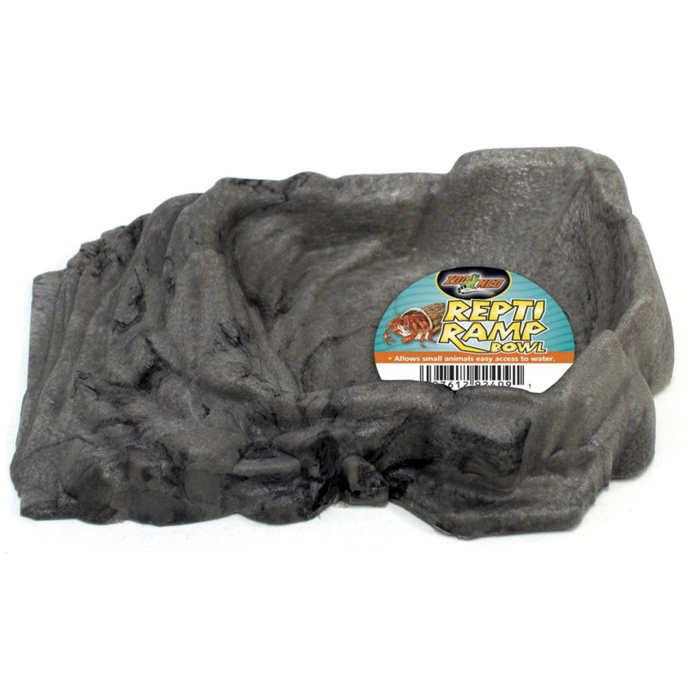 Zoo Med Repti Ramp Bowl Black 1ea/SM