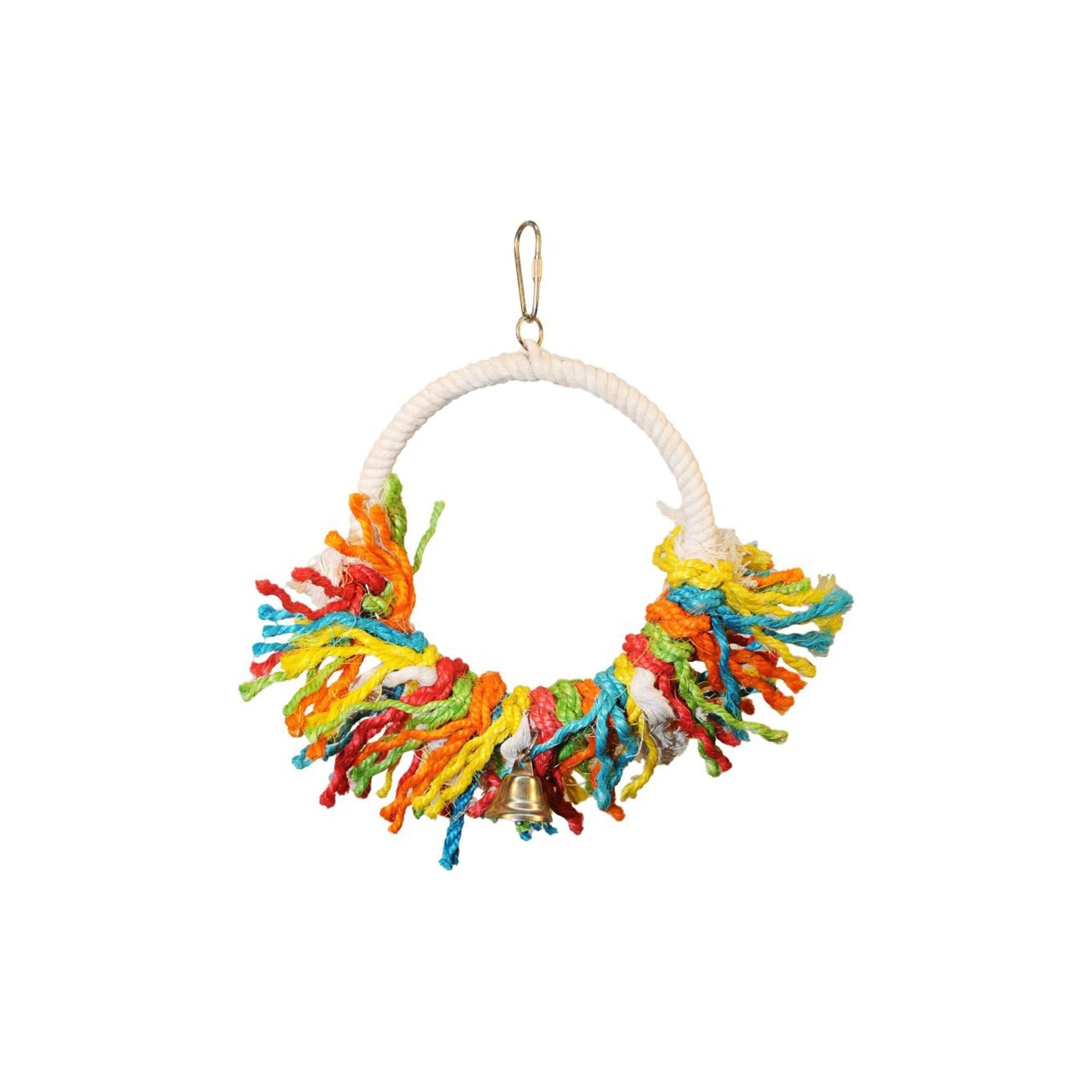 A and E Cages Happy Beaks Rope Preening Bird Swing LG