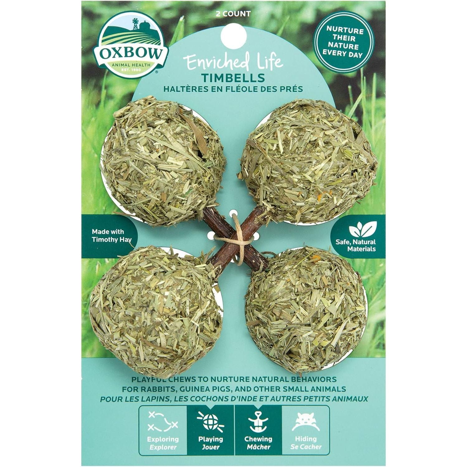 Oxbow Animal Health Enriched Life Timbells Small Animal Toy 1ea/One Size