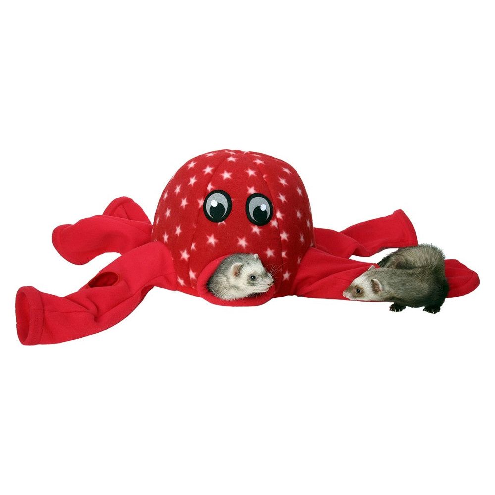 Marshall Pet Products Ferret Octo-Play Toy Octopus Red 1ea/One Size