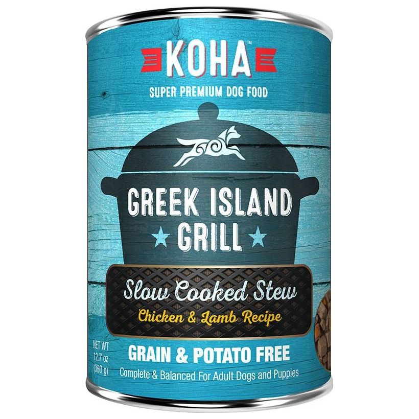 Koha Dog Grain Free Greek Island Stew 12.7oz. (Case of 12)