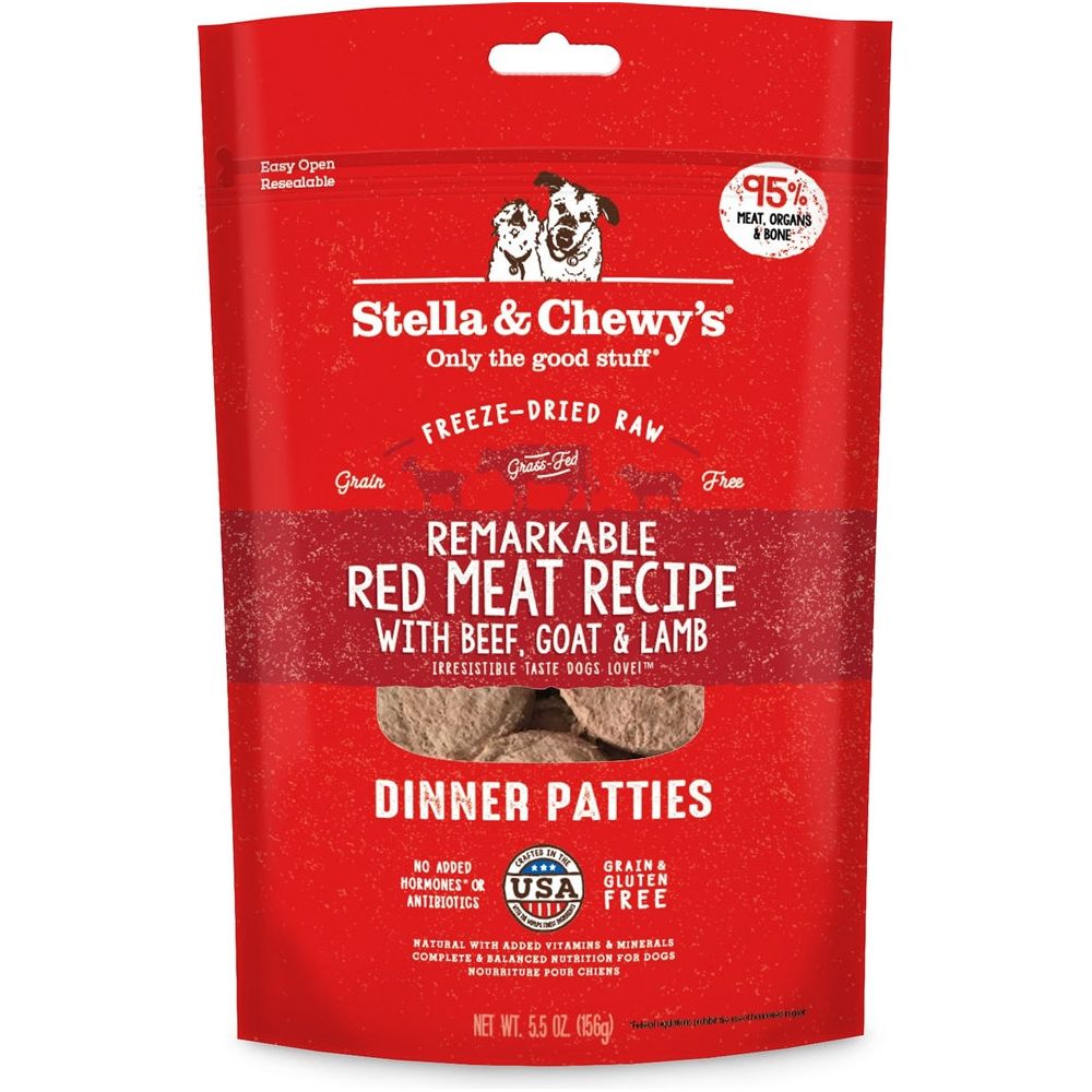 Stella and Chewys Dog Freeze Dried Dinner Red Meat 14 oz.