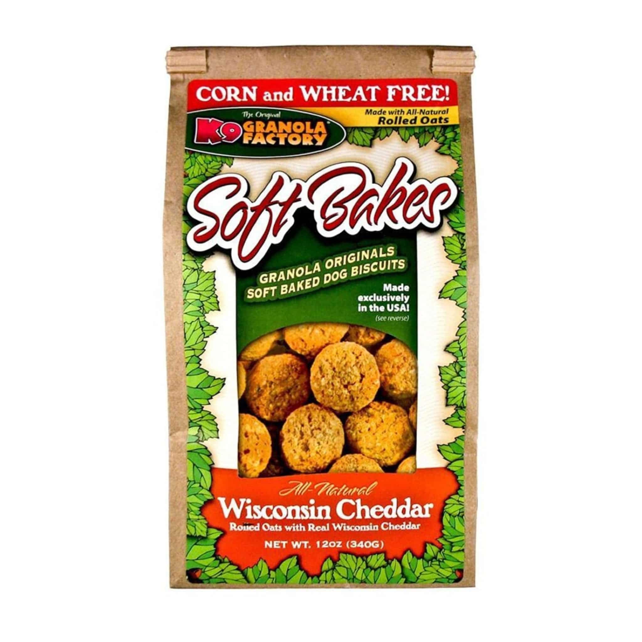 K9 Granola Factory Soft Bakes Wisconsin Cheddar 12 oz.