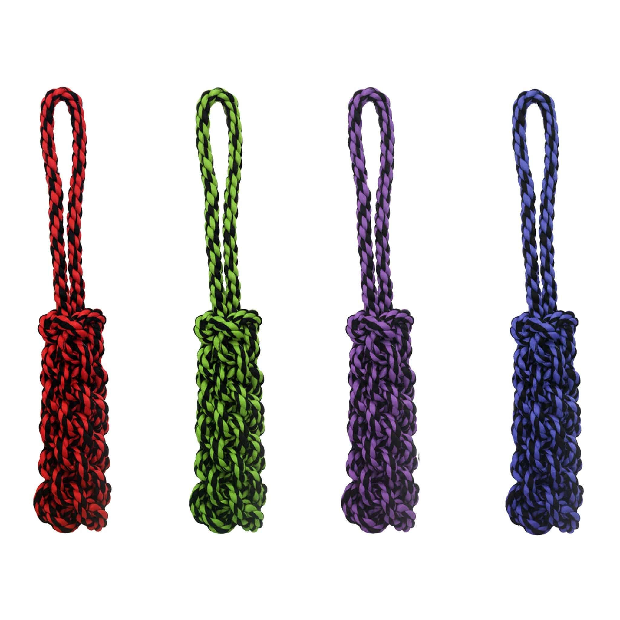 Nuts for Knots? Rope Tug w/ Braided Stick 16" (Each/Assorted)