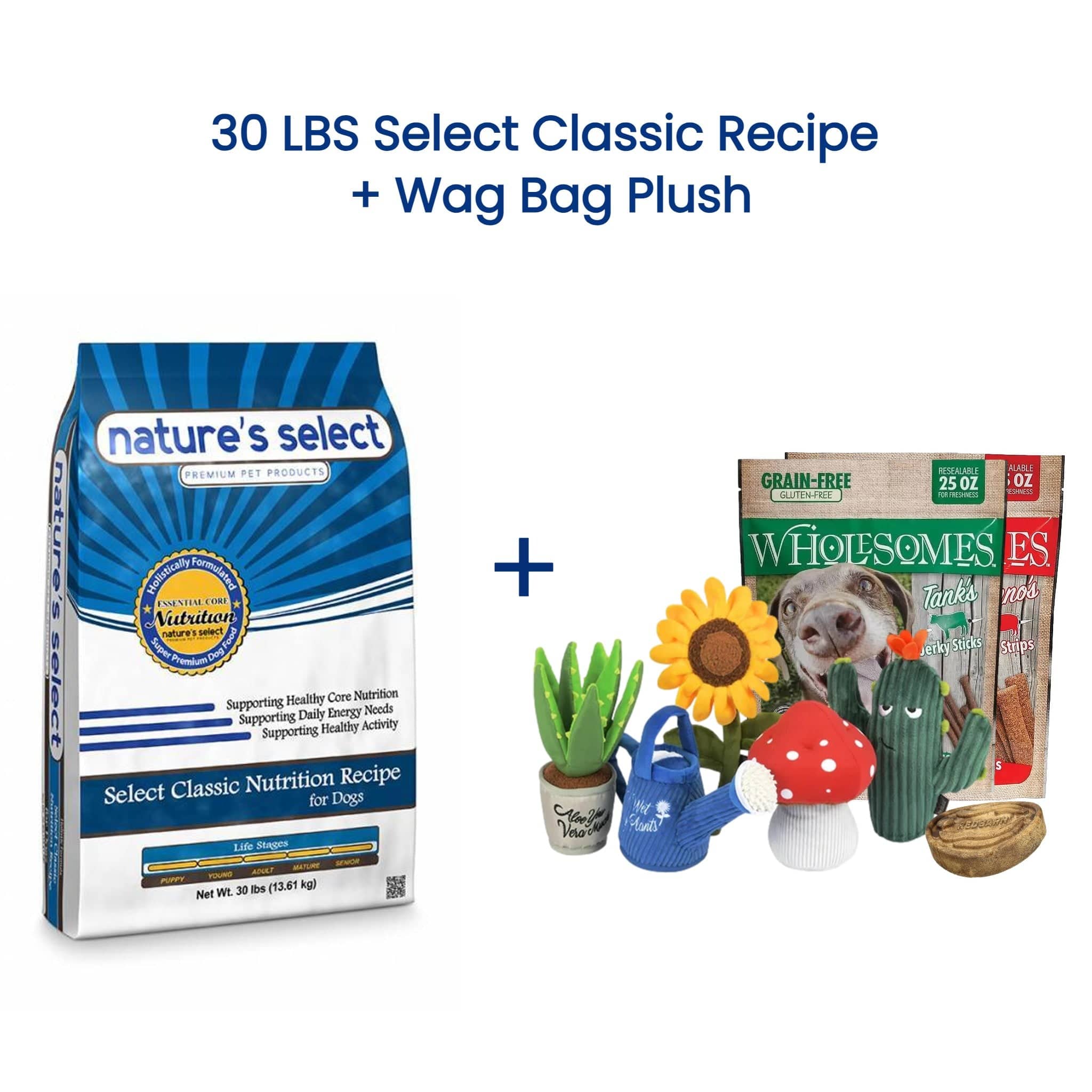 FFSSelect Classic Recipe - 30 LBS./WAG BAG  PLUSH - Special