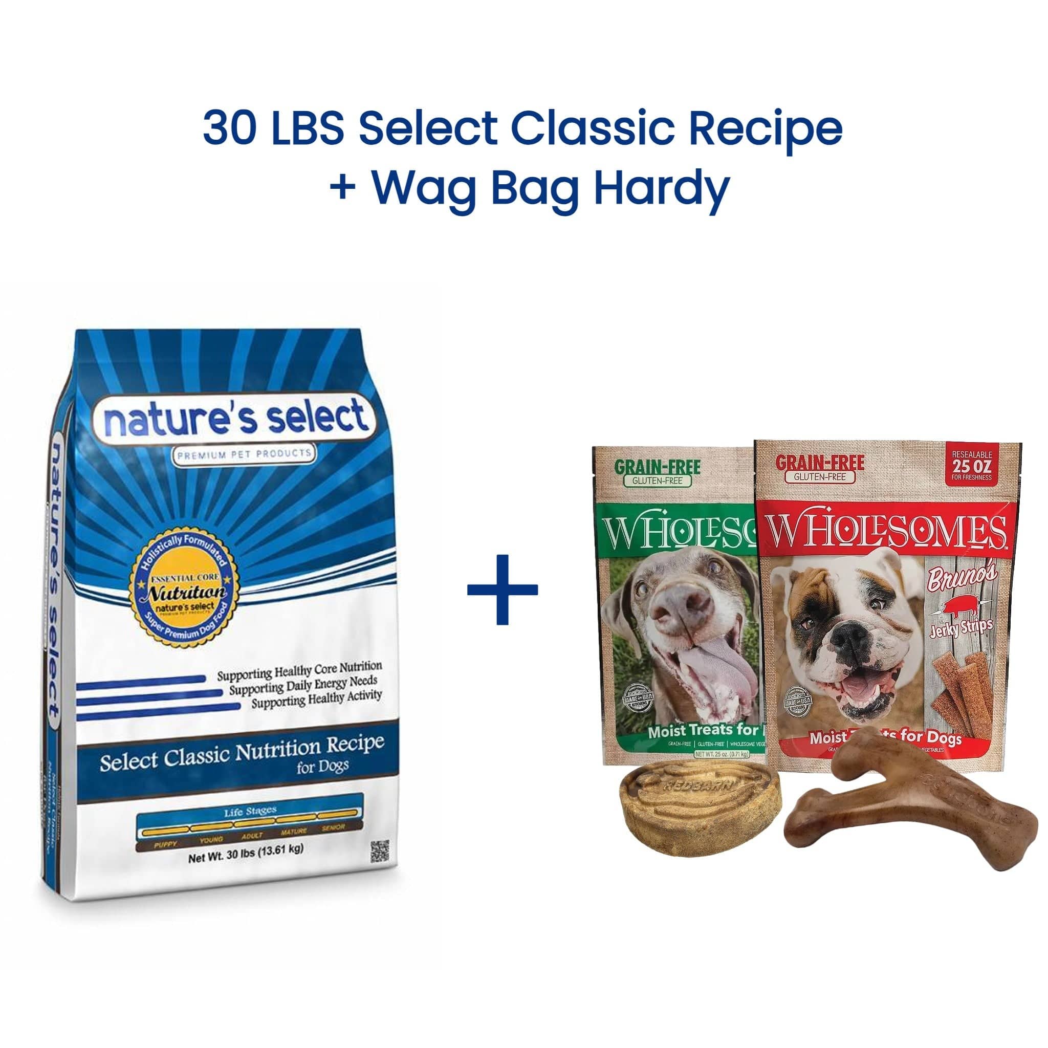 FFSSelect Classic Recipe - 30 LBS./WAG BAG  PLUSH - Special