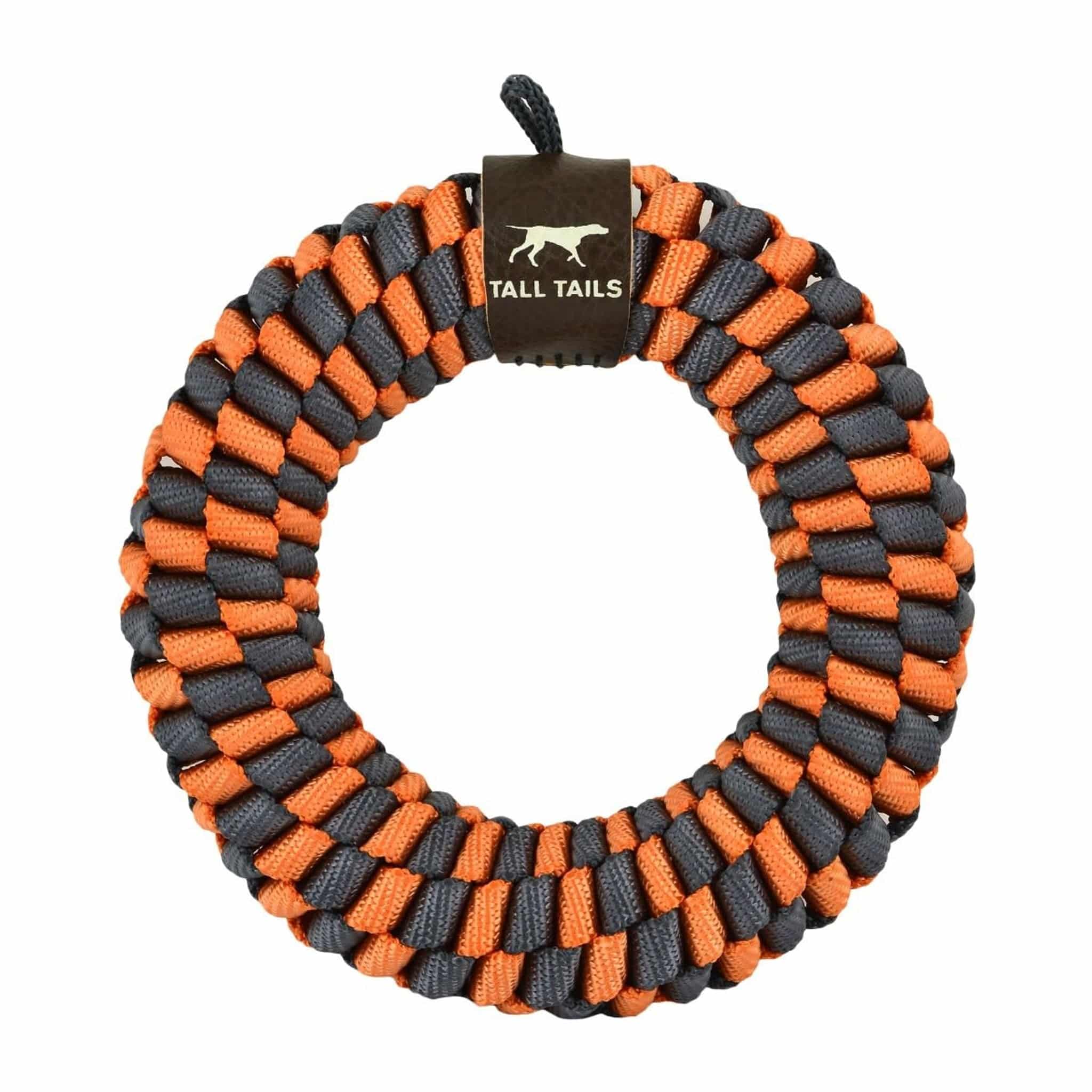 Tall Tails Braided Ring - Orange